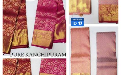Pure Kanchipuram Saree – Sept19,2020